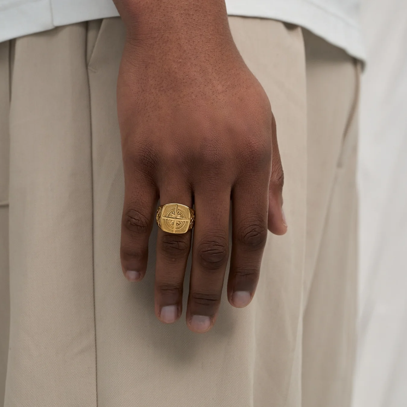 Compass Ring (Gold) - Image 2