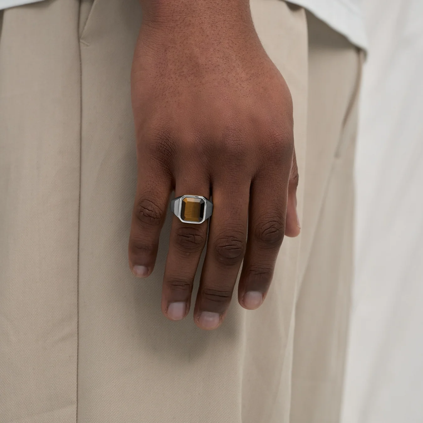 Horizon Signet Ring (Silver) - Image 2