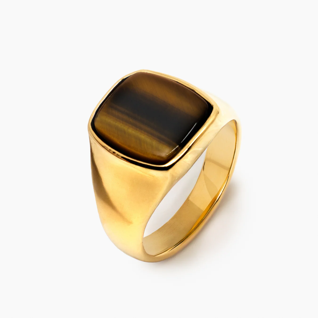 Tiger's Eye Ring (Gold) - Image 3