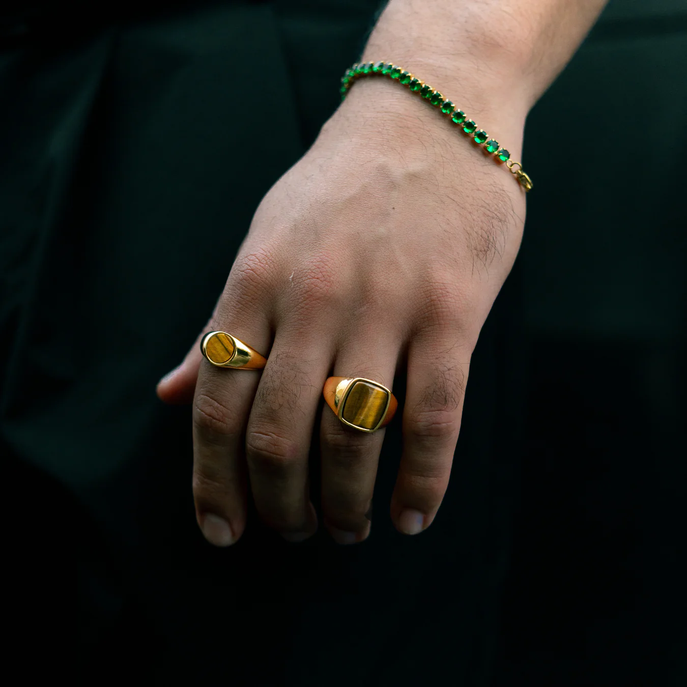 Tiger's Eye Ring (Gold) - Image 5