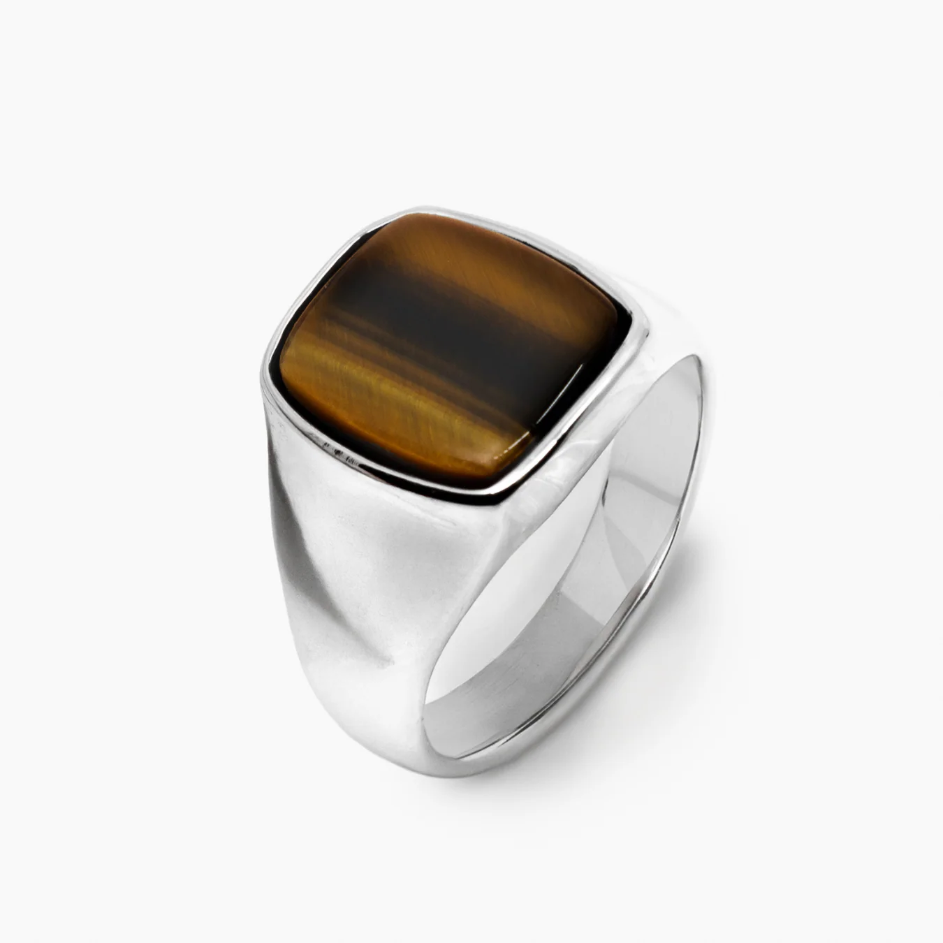 Tiger's Eye Ring (Silver) - Image 3