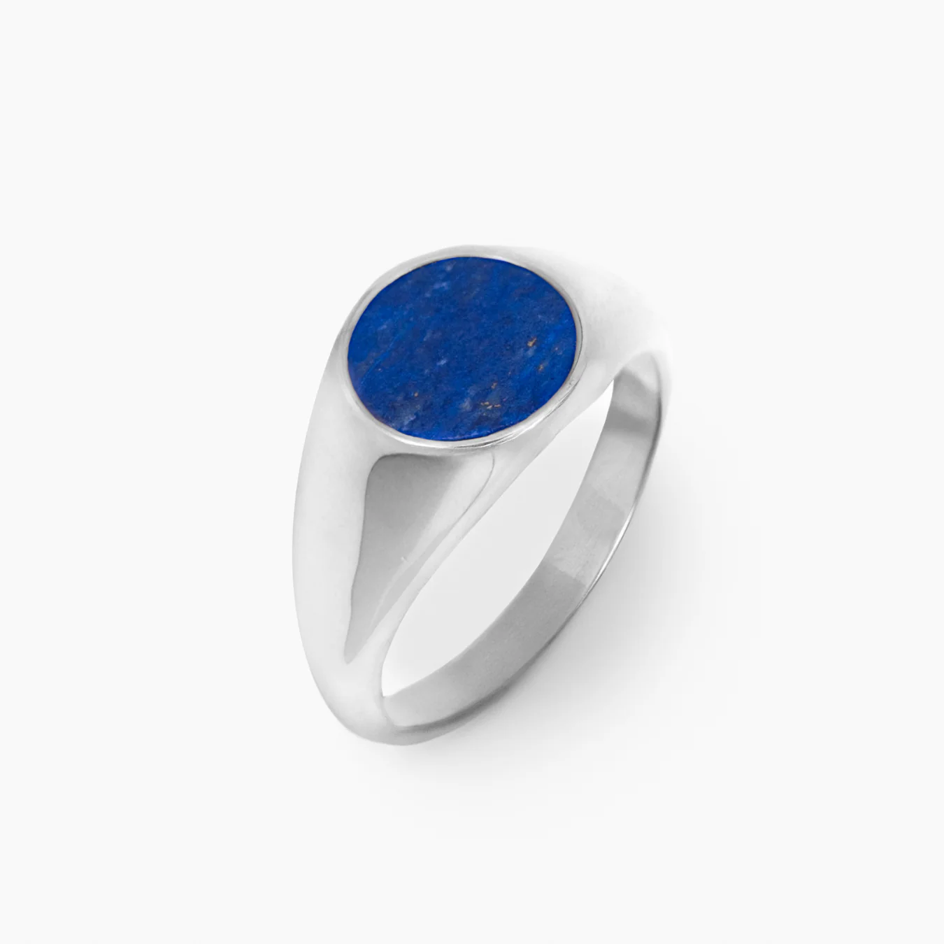 Oval Lapis Ring (Silver) - Image 3
