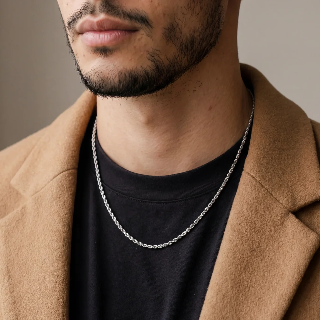 Rope Chain (Silver) 3MM - Image 3