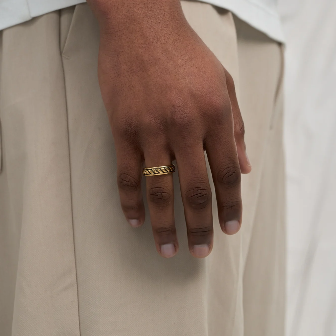 Rope Ring (Gold) - Image 2