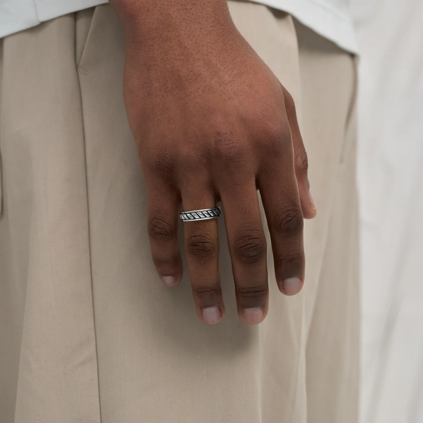 Rope Ring (Silver) - Image 2