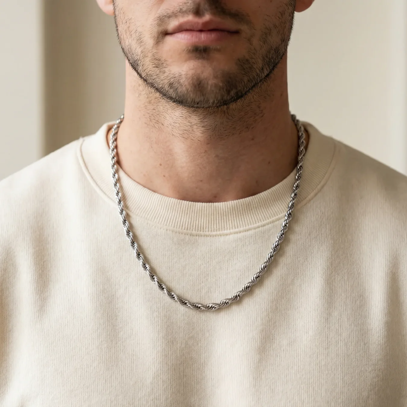Rope Chain (Silver) 5MM - Image 3