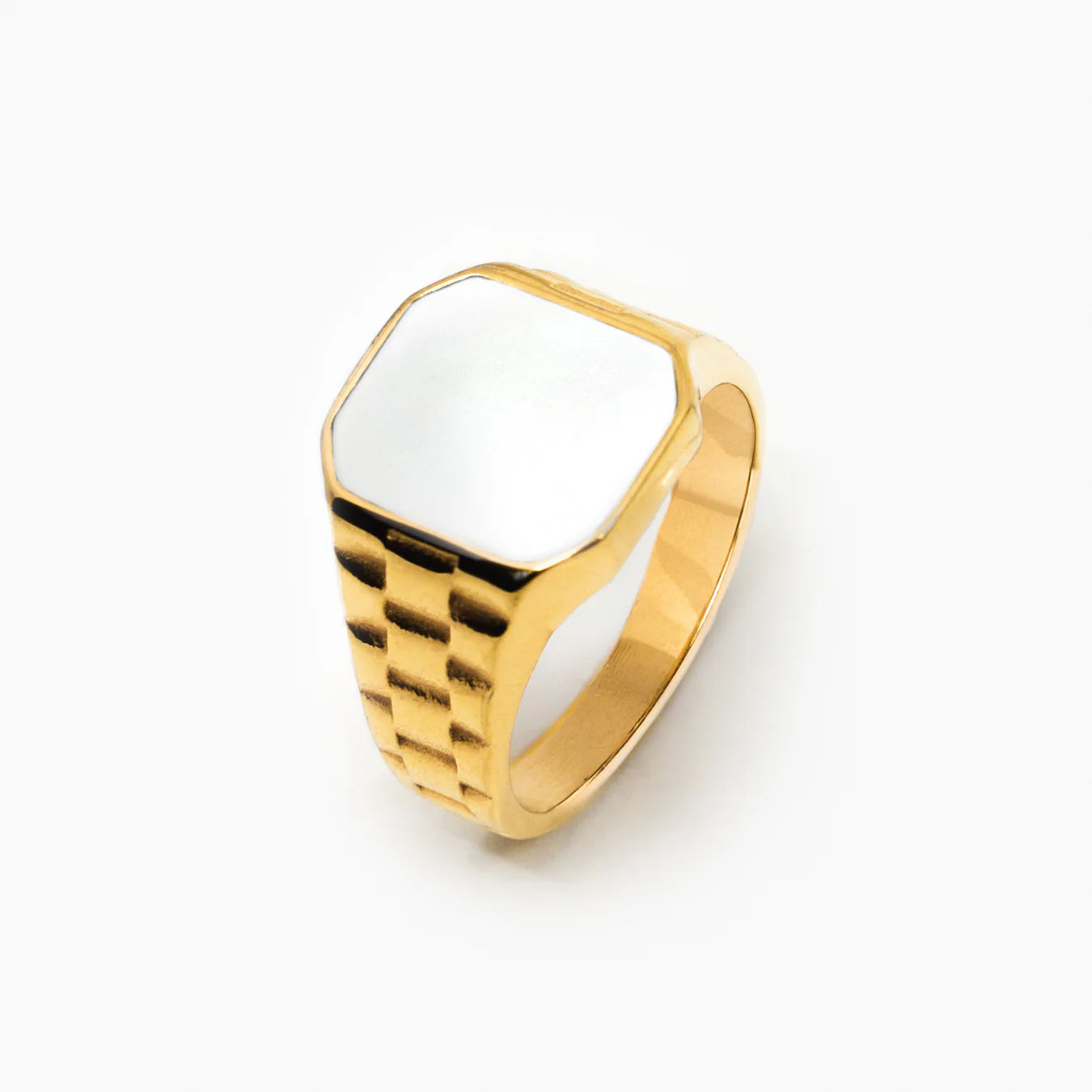 Watch White Ring (Gold) - Image 3